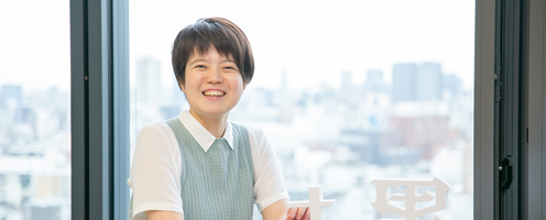 フォントワークス越智さんが笑っている